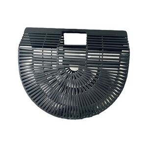 Black ark bamboo bag purse